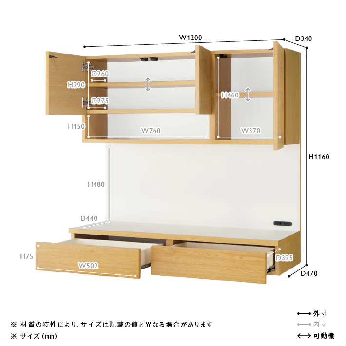 SOVI(ソヴィ) ユニット W1200 setB - Image 14