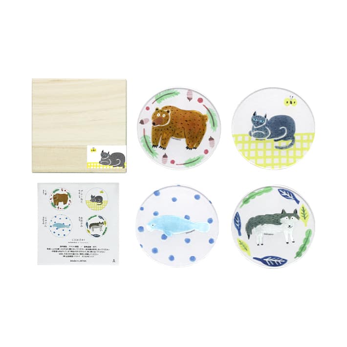 emoemo×toumei coaster set A - Image 2