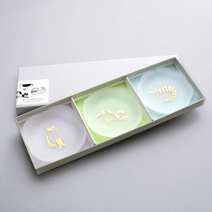 emoemo×toumei 箔 comamezara set ねこ - Image 4