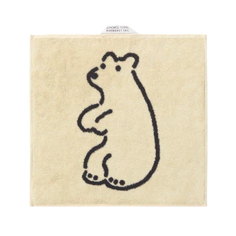 HAND TOWEL HUGGY BEAR CREAM
