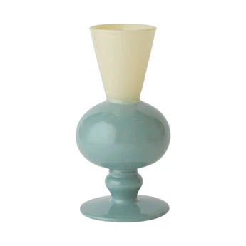 MINI VASE TWO TONE Beige×Green